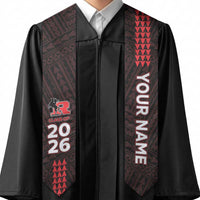 Custom Hawaii Roosevelt High School Graduation Stole Kakau Pattern