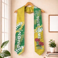 Custom Leilehua High School Graduation Stole Class Of Year Puakenikeni Lei Hawaiian Pattern