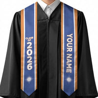 Custom Marshall Islands Graduation Stole Flag Style