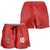 Custom Mate Ma'a Tonga Rugby Shorts for Women Ngatu Tribal Motifs Sporty Style - Polynesian Pride