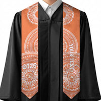 Custom Tailulu Tonga College Graduation Stole Class Of Year Tongan Ngatu Pattern