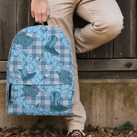 Cyan Palaka Hawaii Cowboy Backpack Puakenikeni Lei Paniolo Papale Seamless Vibes LT14 - Polynesian Pride