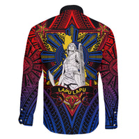 Filipinos Lapu-lapu Hero Family Matching Tank Maxi Dress and Hawaiian Shirt Philippines Flag and Sun DT02 - Polynesian Pride