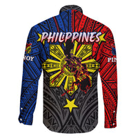 Philippines Half Sleeve Tattoo Family Matching Mermaid Dress and Hawaiian Shirt Pinoy Filipinos Sun DT02 - Polynesian Pride