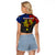 Philippines Half Sleeve Tattoo Raglan Cropped T Shirt Pinoy Filipinos Sun DT02 - Polynesian Pride