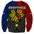 Philippines Half Sleeve Tattoo Sweatshirt Pinoy Filipinos Sun DT02 - Polynesian Pride