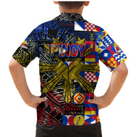 Pinoy Philippines Family Matching Mermaid Dress and Hawaiian Shirt Filipino Tattoo Art Style DT02 - Polynesian Pride
