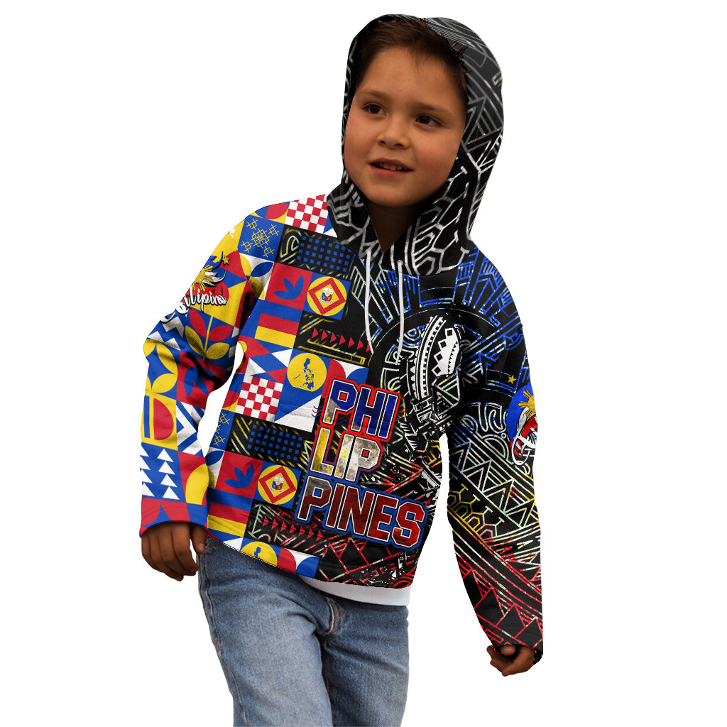 Pinoy Philippines Kid Hoodie Filipino Tattoo Art Style DT02 - Polynesian Pride