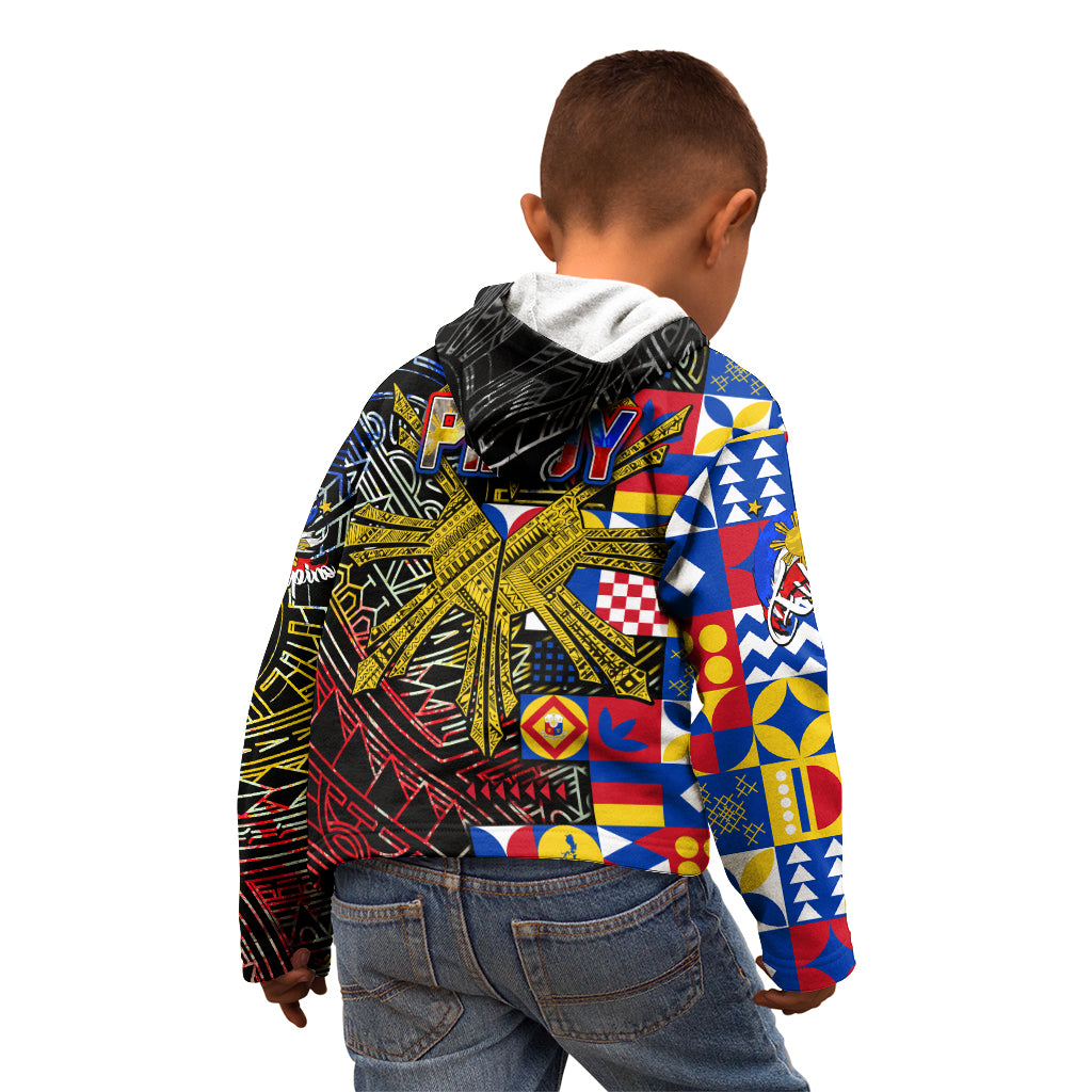 Pinoy Philippines Kid Hoodie Filipino Tattoo Art Style DT02 - Polynesian Pride