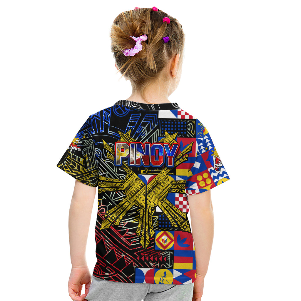 Pinoy Philippines Kid T Shirt Filipino Tattoo Art Style DT02 - Polynesian Pride