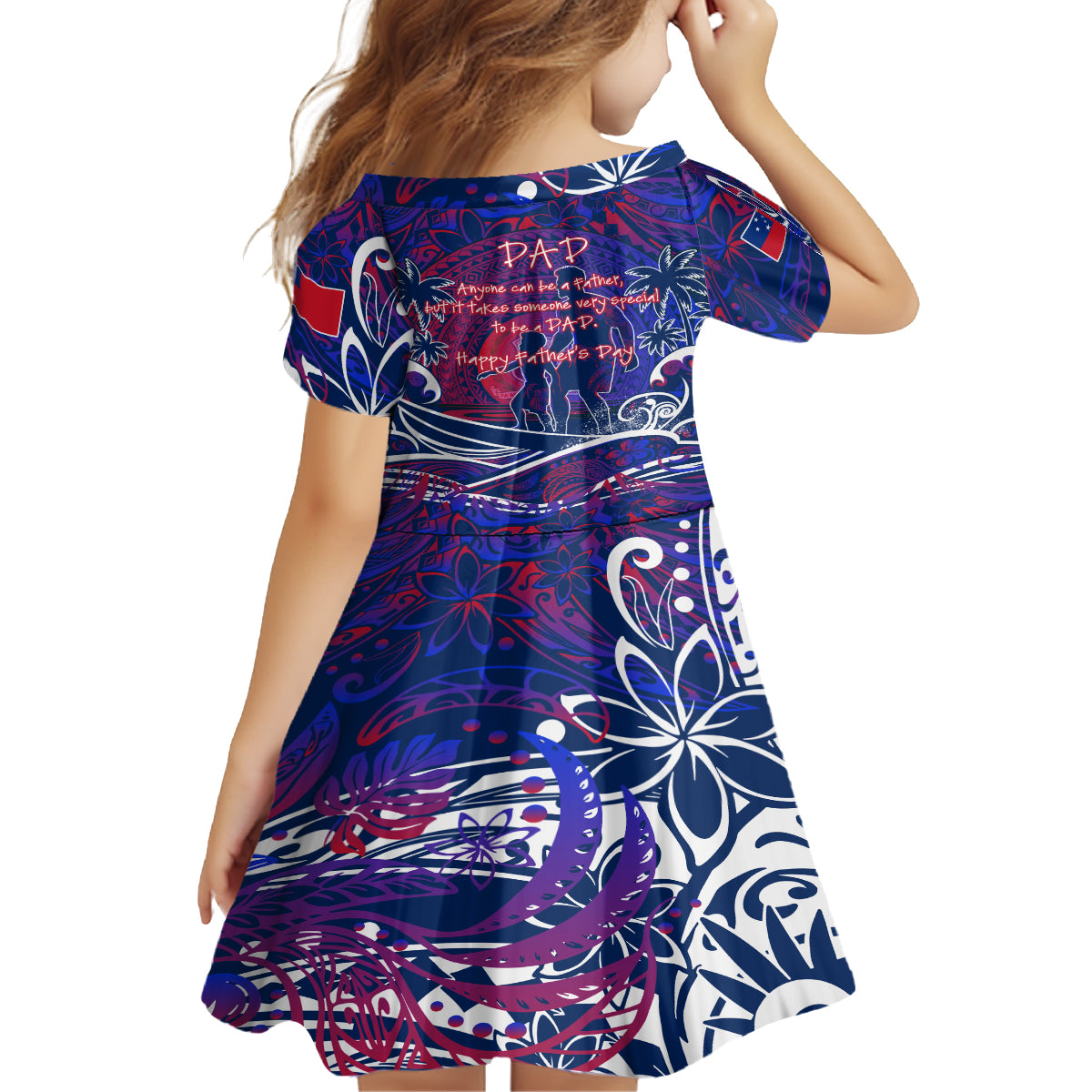 Father's Day Samoa Family Matching Off Shoulder Maxi Dress and Hawaiian Shirt Special Dad Polynesia Paradise