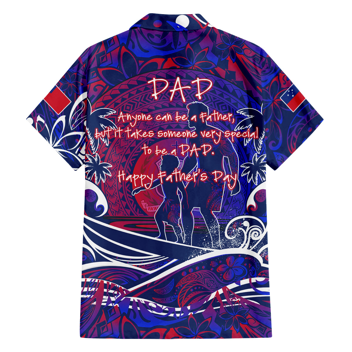 Father's Day Samoa Family Matching Tank Maxi Dress and Hawaiian Shirt Special Dad Polynesia Paradise