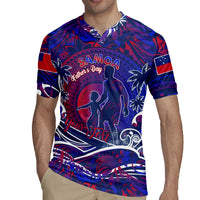 Father's Day Samoa Rugby Jersey Special Dad Polynesia Paradise