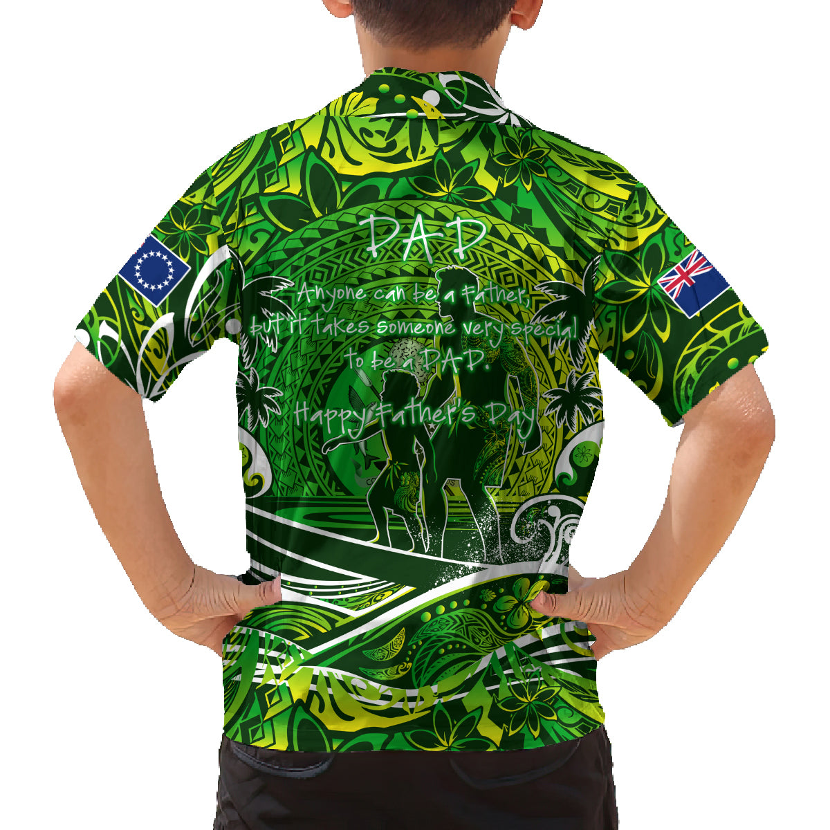 Father's Day Cook Islands Family Matching Long Sleeve Bodycon Dress and Hawaiian Shirt Special Dad Polynesia Paradise DT02 - Polynesian Pride