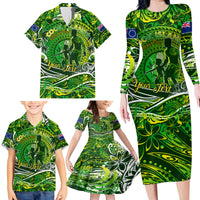 Father's Day Cook Islands Family Matching Long Sleeve Bodycon Dress and Hawaiian Shirt Special Dad Polynesia Paradise DT02 - Polynesian Pride