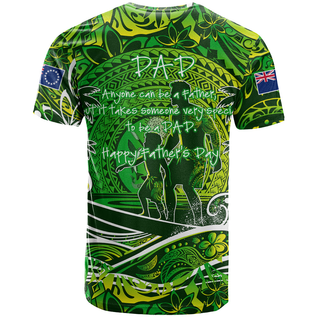 Father's Day Cook Islands T Shirt Special Dad Polynesia Paradise