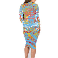 Father's Day Fiji Family Matching Long Sleeve Bodycon Dress and Hawaiian Shirt Special Dad Polynesia Paradise DT02 - Polynesian Pride