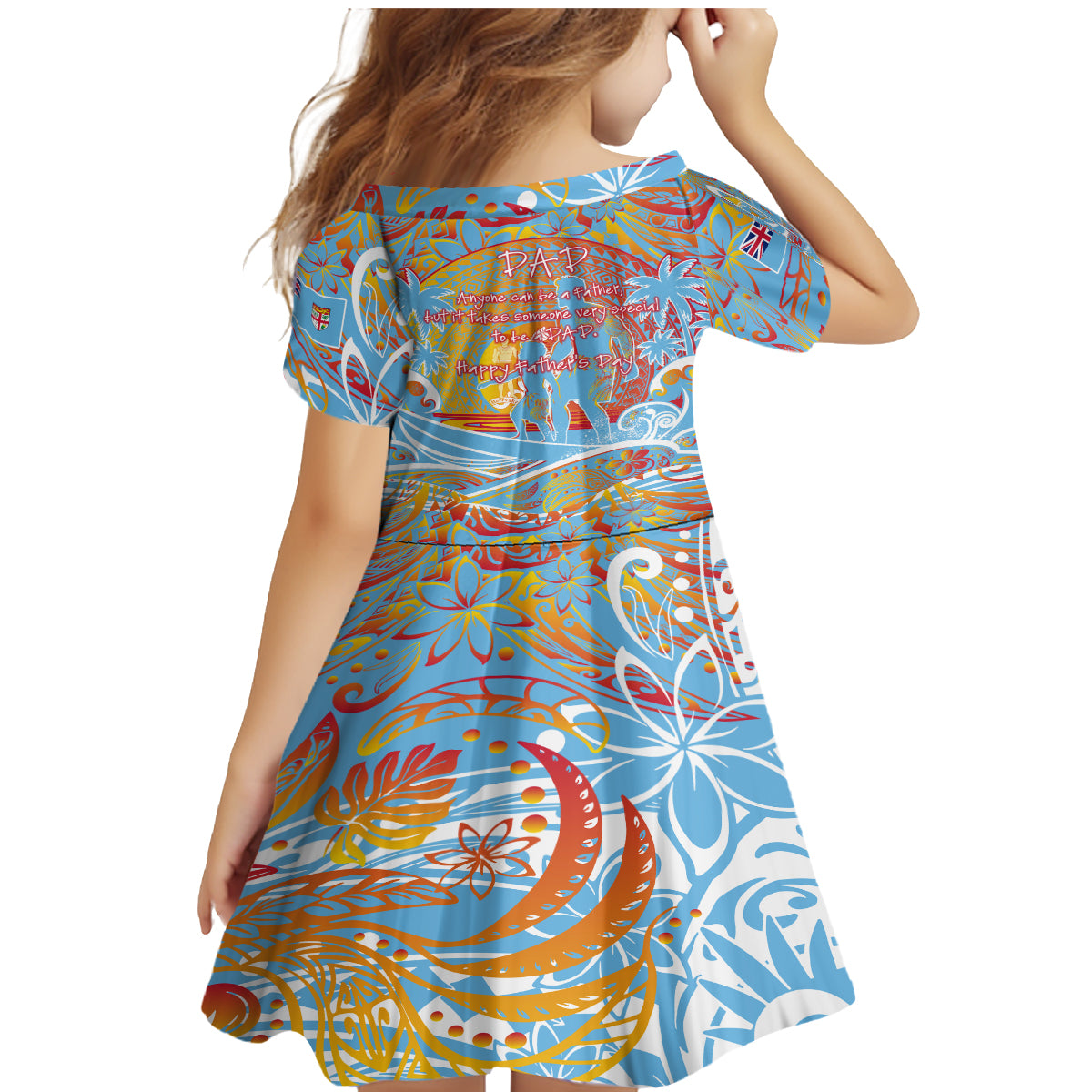 Father's Day Fiji Family Matching Mermaid Dress and Hawaiian Shirt Special Dad Polynesia Paradise DT02 - Polynesian Pride