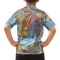 Father's Day Fiji Family Matching Off The Shoulder Long Sleeve Dress and Hawaiian Shirt Special Dad Polynesia Paradise DT02 - Polynesian Pride
