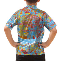 Father's Day Fiji Family Matching Short Sleeve Bodycon Dress and Hawaiian Shirt Special Dad Polynesia Paradise DT02 - Polynesian Pride