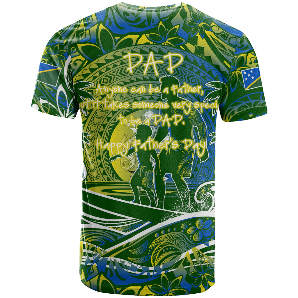 Father's Day Solomon Islands T Shirt Special Dad Polynesia Paradise