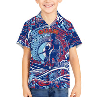 Father's Day Guam Family Matching Puletasi and Hawaiian Shirt Special Dad Polynesia Paradise