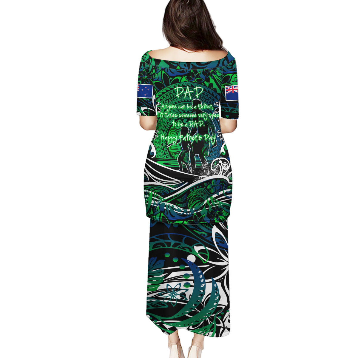 Father's Day New Zealand Family Matching Puletasi and Hawaiian Shirt Special Dad Polynesia Paradise DT02 - Polynesian Pride