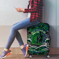 Father's Day New Zealand Luggage Cover Special Dad Polynesia Paradise
