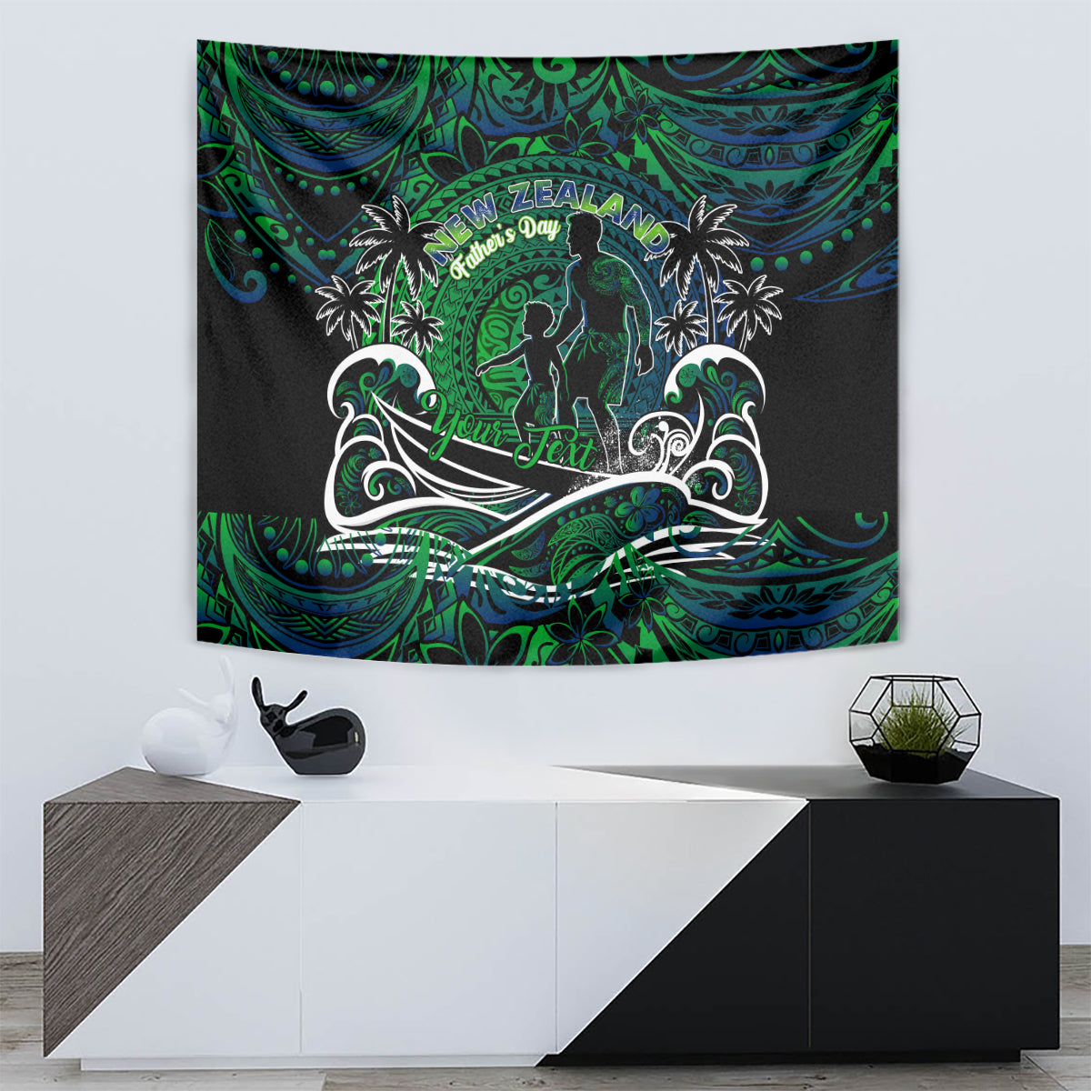 Father's Day New Zealand Tapestry Special Dad Polynesia Paradise