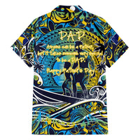 Father's Day Tokelau Family Matching Short Sleeve Bodycon Dress and Hawaiian Shirt Special Dad Polynesia Paradise DT02 - Polynesian Pride