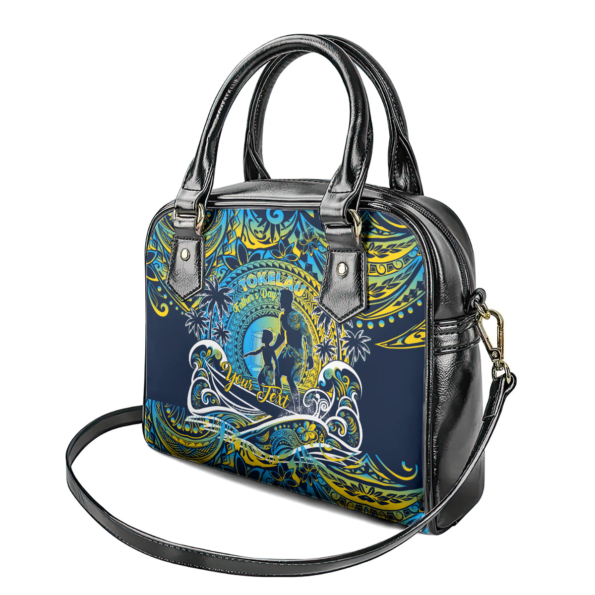 Father's Day Tokelau Shoulder Handbag Special Dad Polynesia Paradise