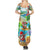 Guam Christmas Summer Maxi Dress Santa Claus Beach and Wave DT02 - Polynesian Pride