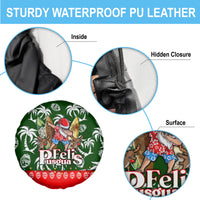 Guam Christmas Spare Tire Cover Felis Pusgua Tropical Xmas Patterns DT02 - Polynesian Pride