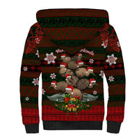 Meri Kirihimete New Zealand Sherpa Hoodie Christmas Kiwi Maori DT02 - Polynesian Pride