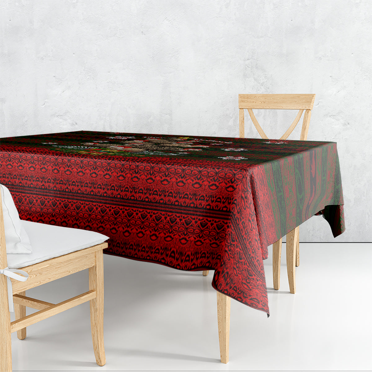 Meri Kirihimete New Zealand Tablecloth Christmas Kiwi Maori DT02 - Polynesian Pride