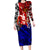 Philippines Bonifacio Day Long Sleeve Bodycon Dress DT02 Long Dress Art - Polynesian Pride