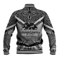 New Zealand Baseball Jacket Rugby Aotearoa Champions DT02 - Polynesian Pride