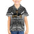New Zealand Family Matching Off Shoulder Maxi Dress and Hawaiian Shirt Rugby Aotearoa Champions DT02 Son's Shirt Black - Polynesian Pride