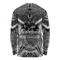 New Zealand Long Sleeve Shirt Rugby Aotearoa Champions DT02 - Polynesian Pride