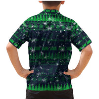 Merry Christmas New Zealand Family Matching Mermaid Dress and Hawaiian Shirt Xmas Travel Map DT02 - Polynesian Pride