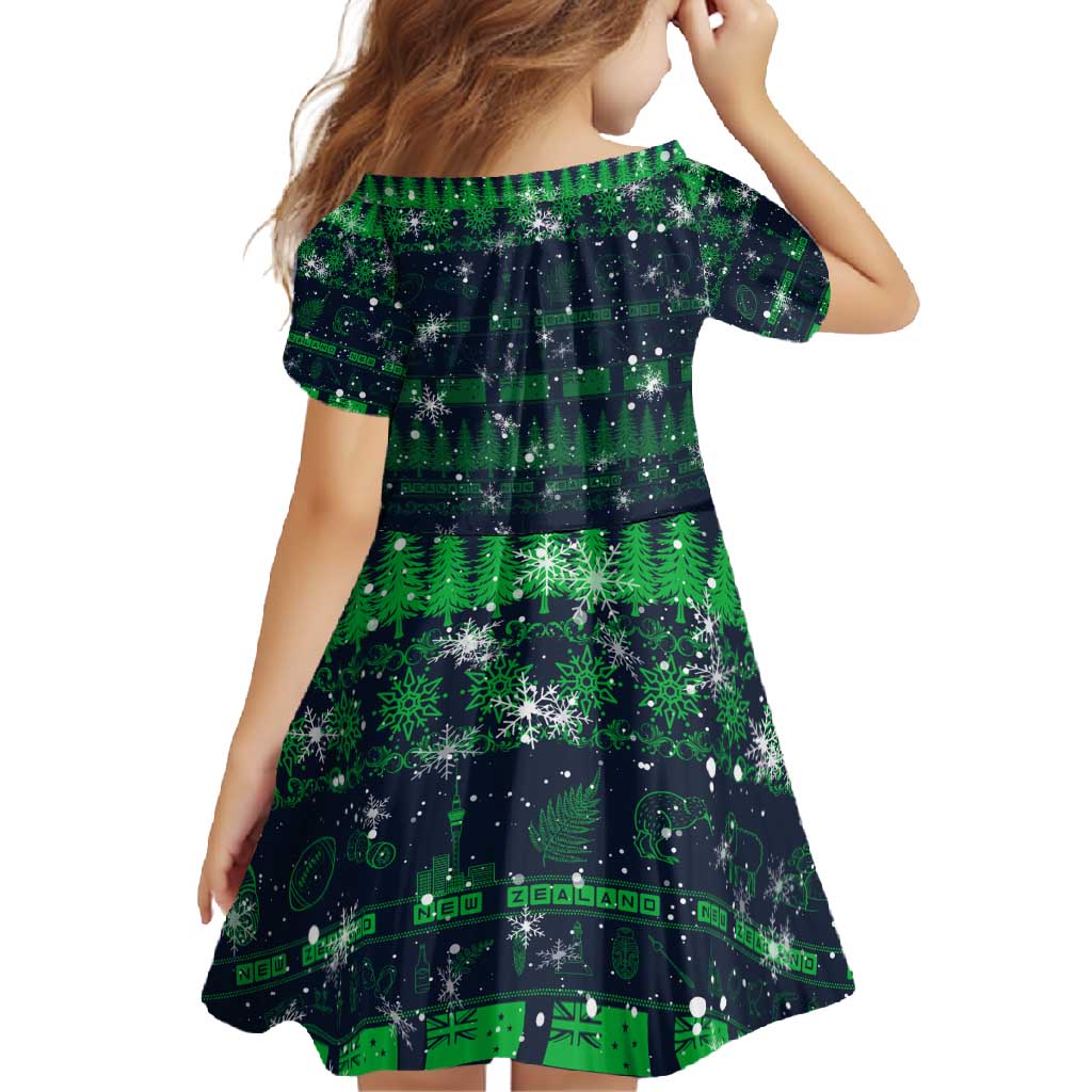Merry Christmas New Zealand Family Matching Summer Maxi Dress and Hawaiian Shirt Xmas Travel Map DT02 - Polynesian Pride