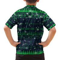 Merry Christmas New Zealand Hawaiian Shirt Xmas Travel Map - Polynesian Pride