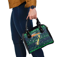 Merry Christmas New Zealand Shoulder Handbag Xmas Travel Map - Polynesian Pride