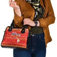 Merry Christmas Hawaii Shoulder Handbag Xmas Travel Map - Polynesian Pride