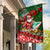 Mele Kalikimaka Shaka Santa Garden Flag Hawaiian Surf Christmas Design with Aloha Spirit - Polynesian Pride