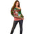 Mele Kalikimaka Shaka Santa Off Shoulder Sweater Hawaiian Surf Christmas Design with Aloha Spirit - Polynesian Pride