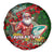 Mele Kalikimaka Shaka Santa Spare Tire Cover Hawaiian Surf Christmas Design with Aloha Spirit - Polynesian Pride