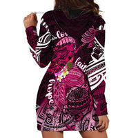Breast Cancer Mermaid Polynesia Hoodie Dress Faith Hope Love