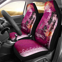 Breast Cancer New Zealand Car Seat Cover Maori Aotearoa Girl Pink Out DT02 - Polynesian Pride