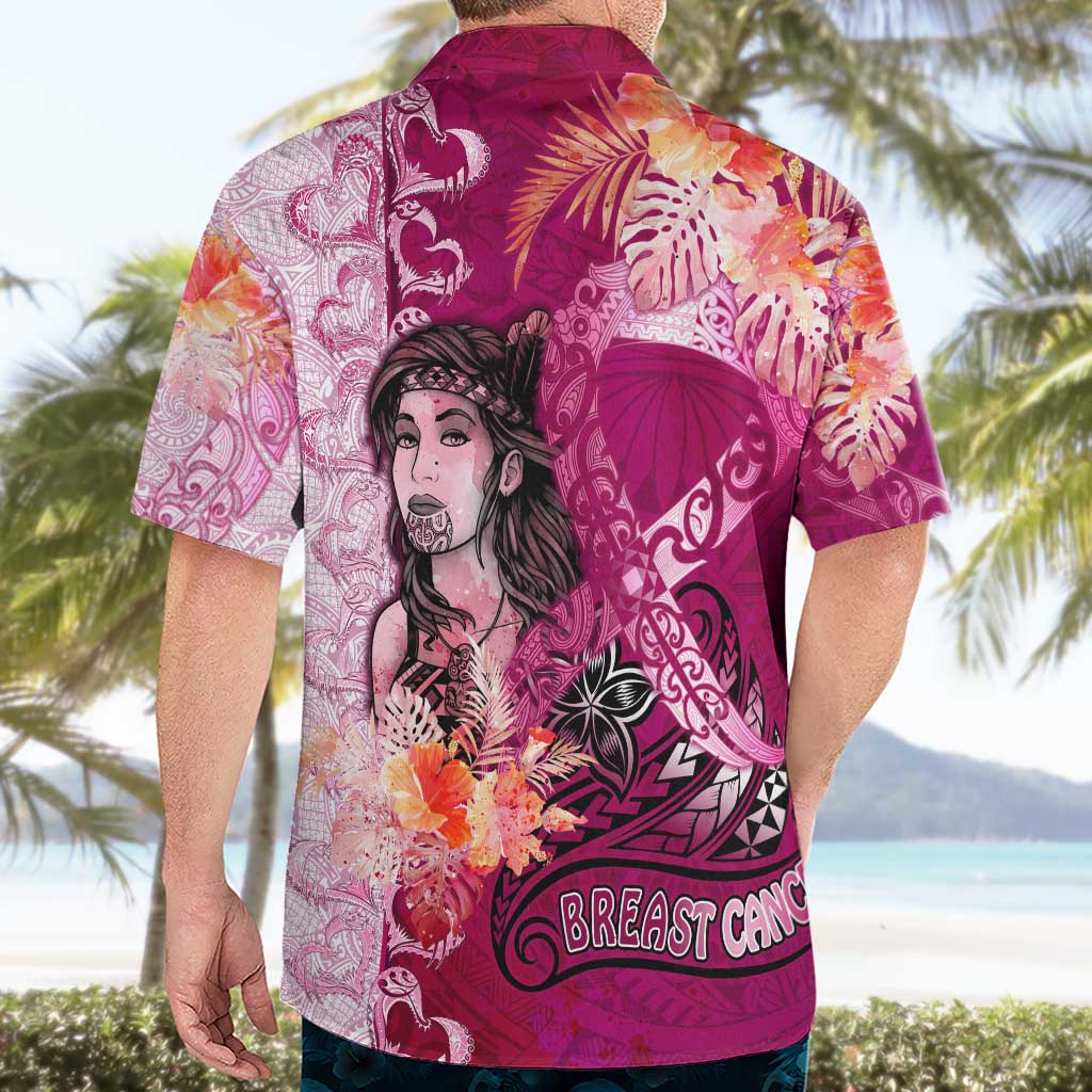 Breast Cancer New Zealand Hawaiian Shirt Maori Aotearoa Girl Pink Out DT02 - Polynesian Pride